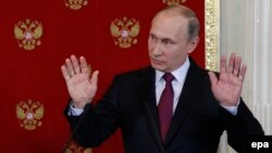 Президент Росії Володимир Путін, квітень 2017 року