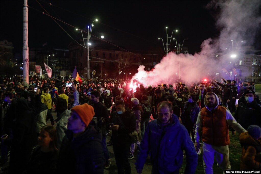 Протестувальники у Бухаресті