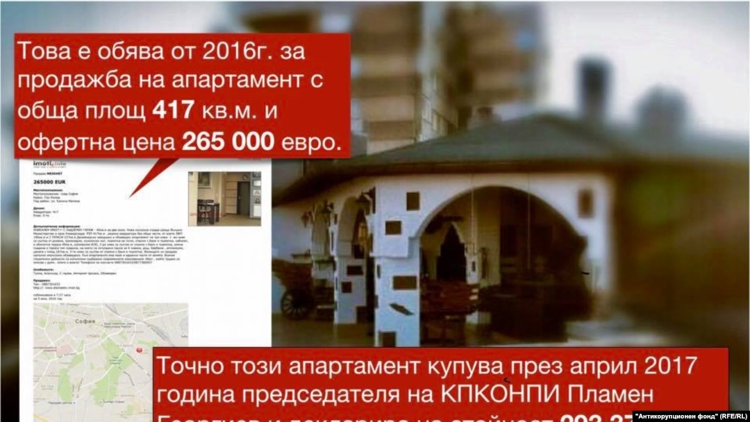 anticorruption fund Plamen Georgiev apartment