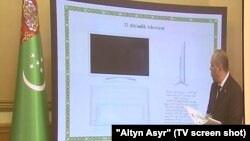 Türkmenistanda öndürilmegi göz öňünde tutulýan smart telewizor.