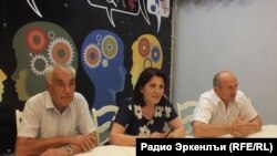 Press-conference in office of "Chernovik" with Vinogradov`s case on agenda