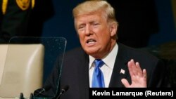 Американскиот претседател Доналд Трамп 