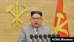 Түндүк Кореянын лидери Ким Чен Ын.