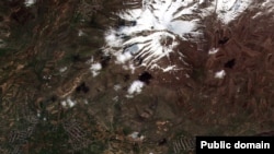 Armenia - A satellite image of Armenia released by the Ministry of High-Tech Industry on November 21, 2024.