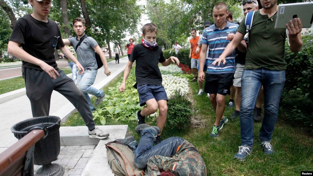 The harassment of gays has been on the rise in Russia in recent times. 