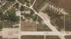 Супутниковий знімок військового аеродрому в Саках, серпень 2022 року