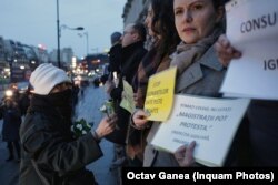 Romania - protests of magistrates, Bucharest, 22.02.2019