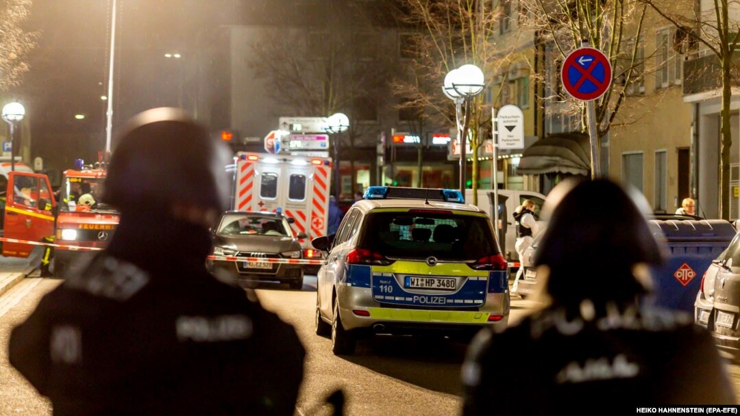 Policija nakon napada u nemačkom Hanau, 20. februar