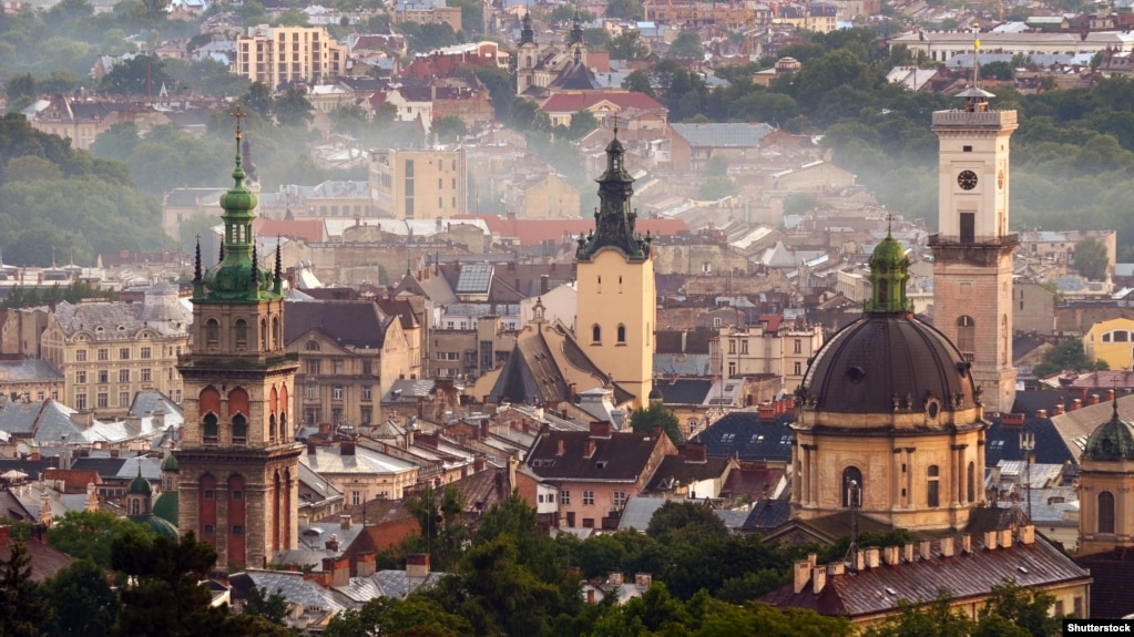 Панорама старого Львова 