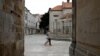 Prazne ulice Straduna, Dubrovnik, 17. svibnja