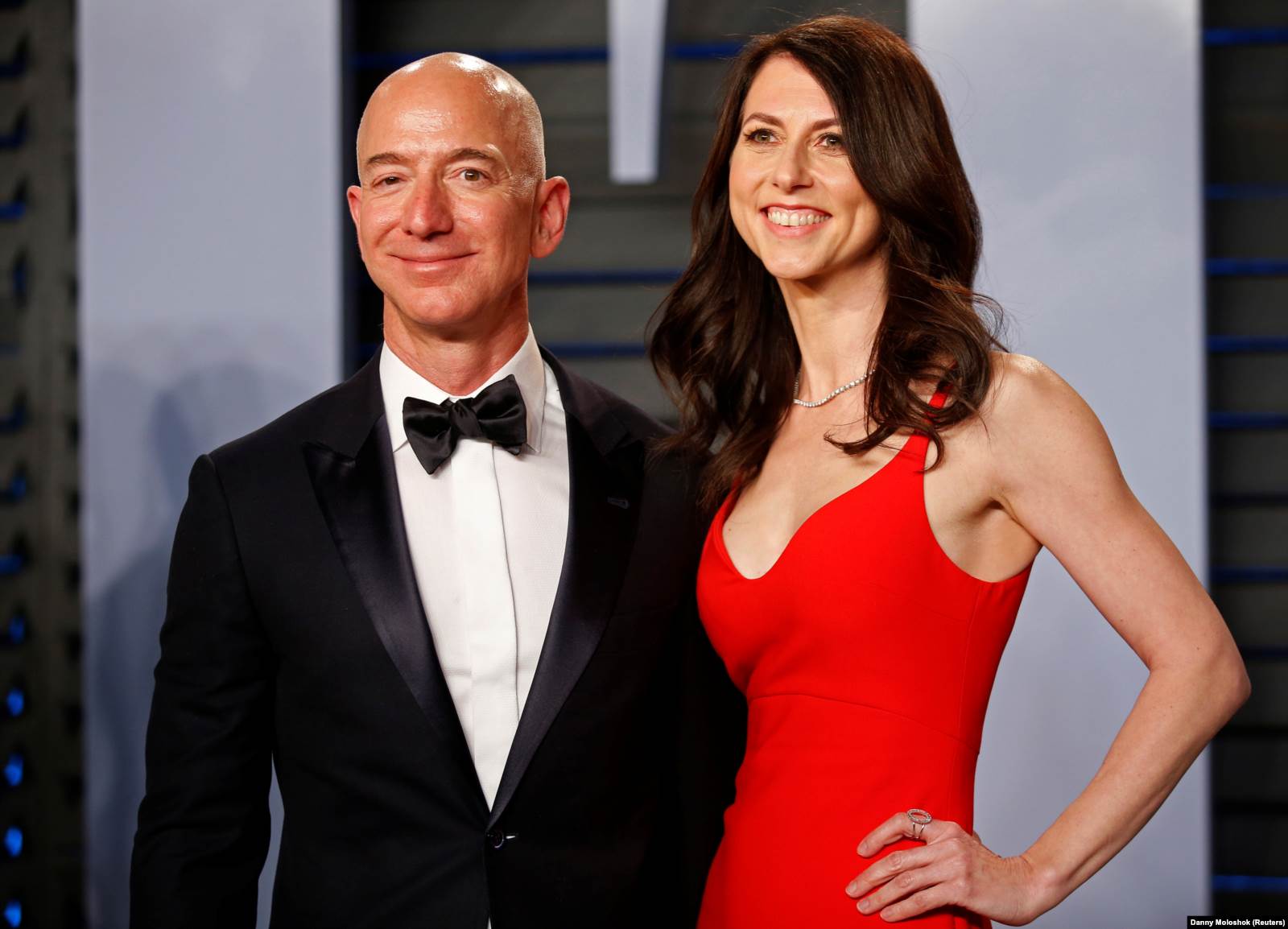 Bezos sa suprugom MacKenzie na zabavi Vanity Faira povodom dodele Oscara 2018. 