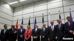 Участники подписания соглашения с Ираном, 14 июля 2015