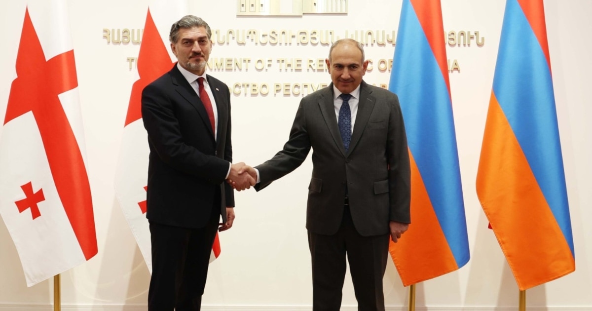 მიხეილ ყაველაშვილი სომხეთში ვაჰაგნ ხაჩატურიანს და ნიკოლ ფაშინიანს შეხვდა