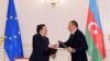 Azerbaijani President Ilham Aliyev (right) and European Commission President Jose Manuel Barroso shook hands in Baku last week after signing a gas deal. 