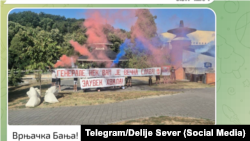 Jedna od objava na Telegram kanalu navijača "Crvene zvezde" "Delije Sever" kojom se slavi osuđeni zločinac Ratko Mladić, 8.9.2026.