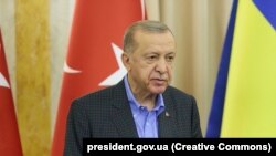 Претседателот на Турција Реџеп Таип Ердоган