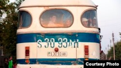 Sowet döwründen bäri ulanylaýan köne awtobus.