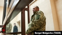 Обрання запобіжного заходу українським військовослужбовцям, захопленим в Керченській протоці. На фото – Юрій Будзило