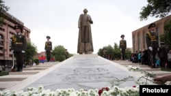 The statue of Garegin Nzhdeh in Yerevan