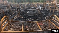 Пожар в палаточном лагере в Хабаровском крае России, 23 июля 2019 года