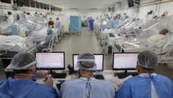 بیماران مبتلا به ویروس کرونا در یکی از شفاخانه های برازیل