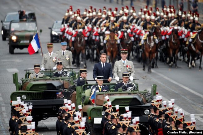 Военный парад по случаю Дня взятия Бастилии, Париж, 2019 год