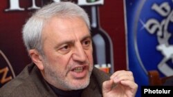 Armenia - Aram Manukian of the opposition Armenian National Congress at a news conference in Yerevan, 15Feb2012.