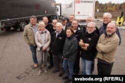 Нямецкія валянтэры на запраўцы ў Гомлі