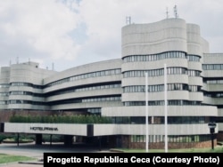 Once the leading address for visiting communist dignitaries, Prague's Hotel Praha was demolished in 2014 to make way for a school that was never built. The Brutalist design dates from the early '70s, though the hotel was only finally completed in 1981. All of the 136 rooms had private terraces and views out over the Old Town in the distance.