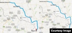 Шляхи доставки «Буків» до російсько-українського кордону, виявлені активістами Bellingcat в одному з попередніх розслідувань