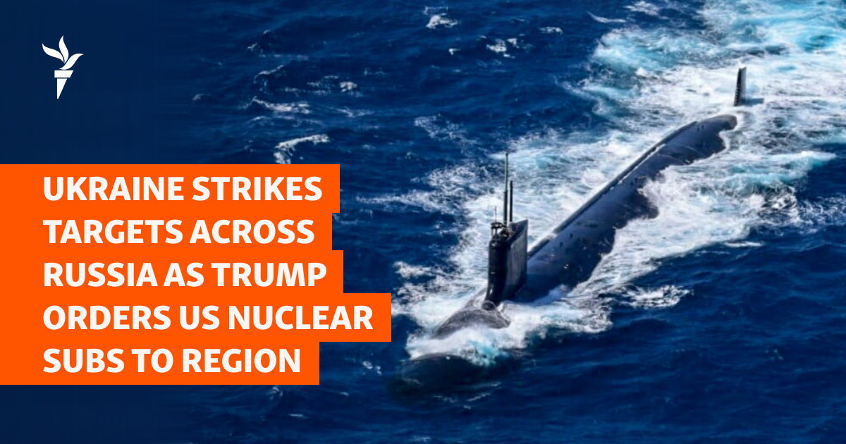 Ukrainian Drones Strike Targets Across Russia As Trump Orders US Nuclear ...