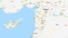 Карта Сирии: провинции Алеппо и Хама