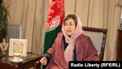 بی بی گل غنی بانوی اول افغانستان حین صحبت در یک مصاحبه