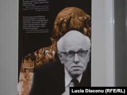 Fizicianul și disidentul sovietic Andrei Saharov , expoziție la Chisinau, februarie 2011.