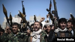 نیروهای حوثی مورد حمایت ایران