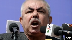 Afghanistan's Vice President Abdul Rahid Dostum