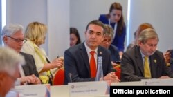 Министерот за надворешни работи на Македонија, Никола Димитров на самитот за Западен Балкан во Лондон