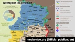 Ситуация в зоне боевых действий на Донбассе, 16 декабря 2017 год