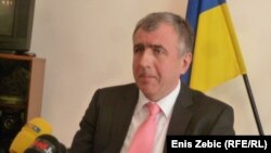 Veleposlanik Levčenko na konferenciji za tisak, 13. ožujka 2014.