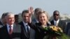 Armenia -- U.S. Secretary of State Hillary Clinton arrives in Yerevan, 4July 2010.