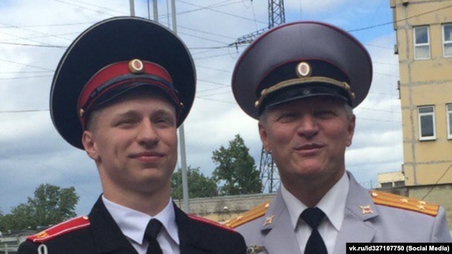 Kirill Xrameyev və atası Yuri Xrameyev