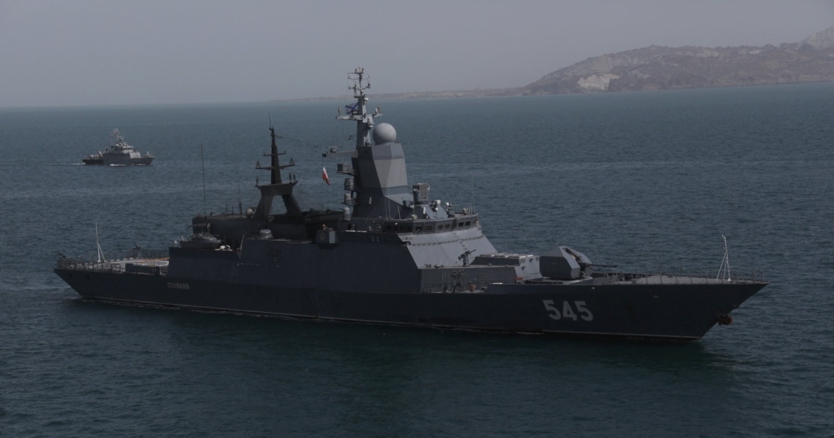 Russia, Iran Hold Joint Naval Drills As US Renews Threats Of Military Action