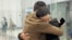 Айнабек Келдибек (справа) по прибытии в Казахстан. Шымкент, 21 октября 2026 года