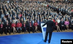 Ще до того, як Володимира Путіна почали називати «Дід». Виступ на з’їзді партії «Єдина Росія» у вересні 2011 року