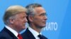 Donald Trump i Jens Stoltenberg, Brisel