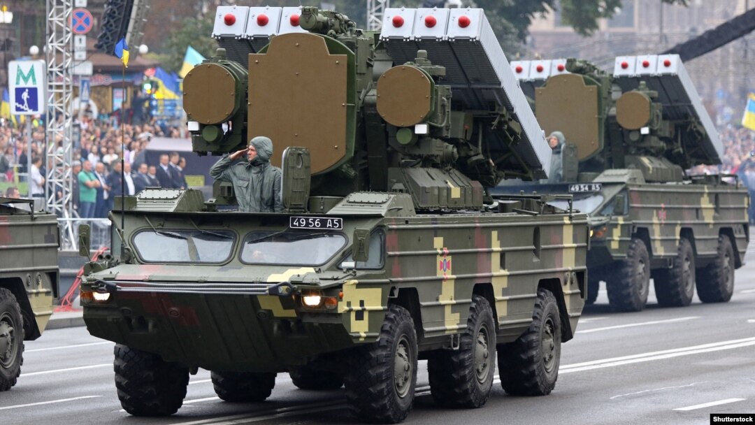 Зенітно-ракетні комплекси «Оса» на військовому параді в Києві до Дня Незалежності України