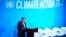 UN Secretary-General Antonio Guterres speaks during the opening of the Climate Action Summit at UN headquarters in New York City on September 23.