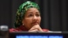 Deputy Secretary-General Amina Mohammed speaks at a UN International Women's Day commemoration in New York in 2017.