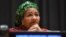 Deputy Secretary-General Amina Mohammed speaks at a UN International Women's Day commemoration in New York in 2017.