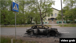 Атакована російським дроном автівка в Херсоні